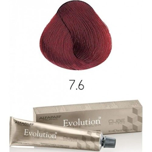 Alfaparf Evolution of the Color CUBE hajfesték - 7.6 60ml Medium Red Blonde képe 1